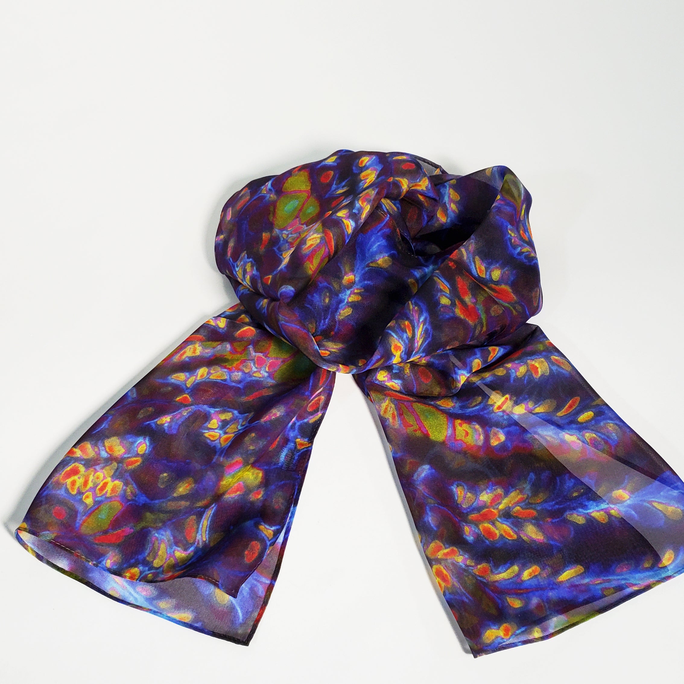 Gastric Mosaic silk scarf